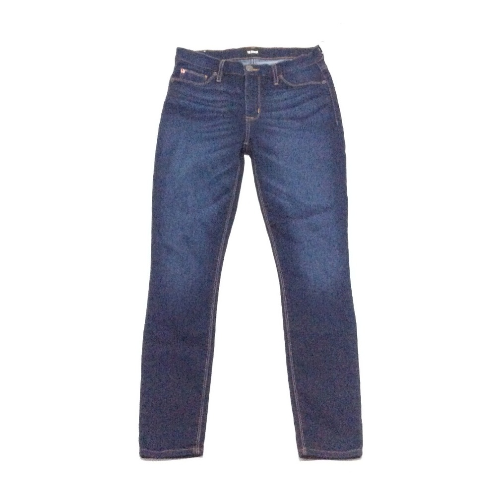 Hudson Midrise Crop Natalie Super Skinny Jeans